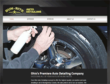 Tablet Screenshot of dunriteautodetailing.com